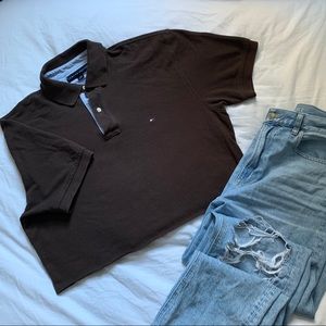 Brown Tommy Hilfiger Crop Top